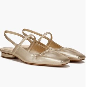 Vince Women's Venice Flats 8.5 Medium / Champagne